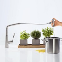 Смеситель для кухни Hansgrohe Metris Select M71 14857000 хром
