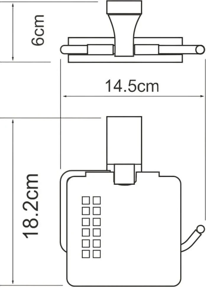Держатель туалетной бумаги Wasserkraft Abens K-3225