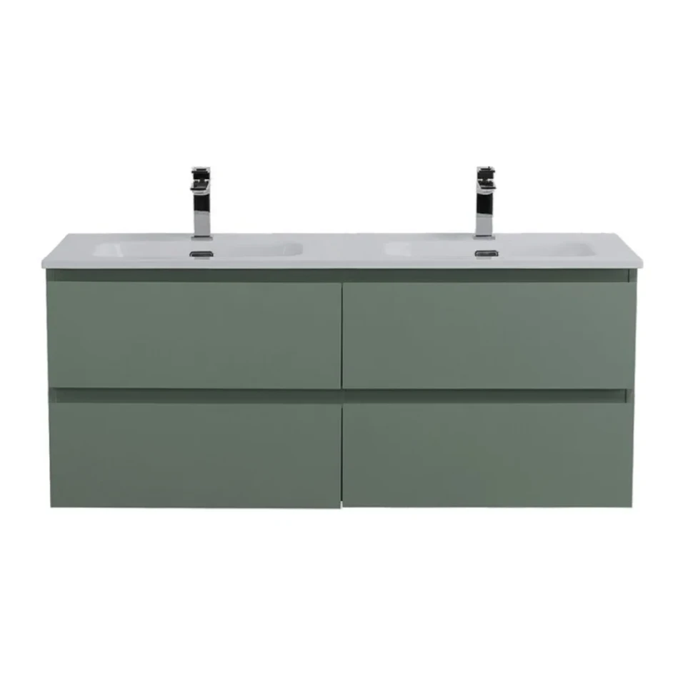 Тумба под раковину без столешницы BelBagno Kraft 120 подвесная, матовая еловая, для двоих