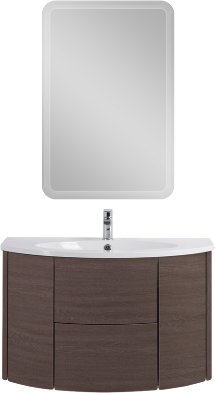 Мебель для ванной комнаты Cezares Eden 91 rovere scuro soft, раковина 50177