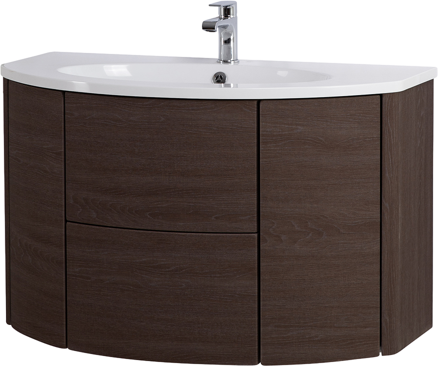 Мебель для ванной комнаты Cezares Eden 91 rovere scuro soft, раковина 50177
