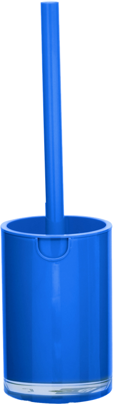 Унитаз подвесной Aqueduto Ovo OVO0140 безободковый, с микролифтом, черный матовый + Ершик Ridder Gaudy Gaudy 2231403 синий