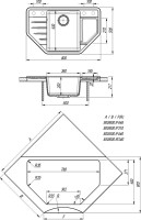 Мойка кухонная Dr. Gans Rio дюна Мойка кухонная Dr. Gans Rio дюна