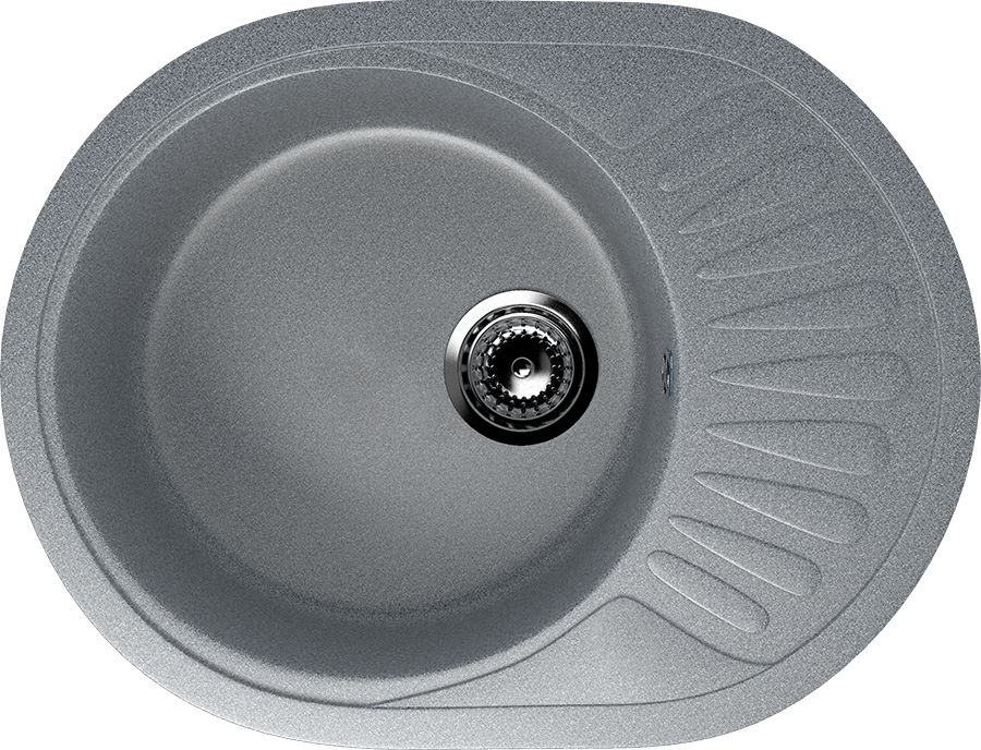 Мойка кухонная Ulgran U-107m -309 темно-серая