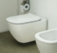 Комплект Унитаз подвесной Ideal Standard Tesi + Крышка T352701 с микролифтом, петли хром + Инсталляция Geberit Duofix Delta 458.124.21.1 3 в 1 с кнопкой смыва, хром
