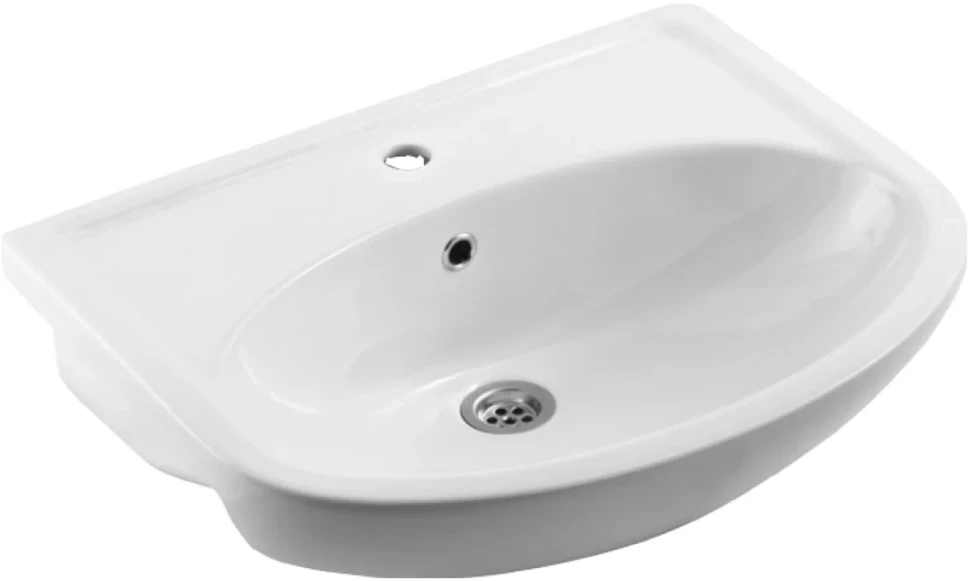 Мебель для ванной комнаты Runo Эконова 60 напольная, серо-оливковая