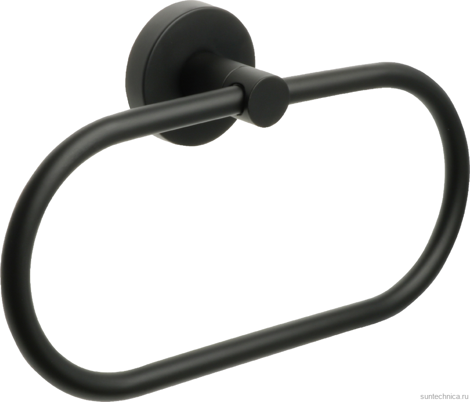 Полотенцедержатель Fixsen Comfort Black FX-86011 кольцо, черный