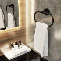 Полотенцедержатель Fixsen Comfort Black FX-86011 кольцо, черный