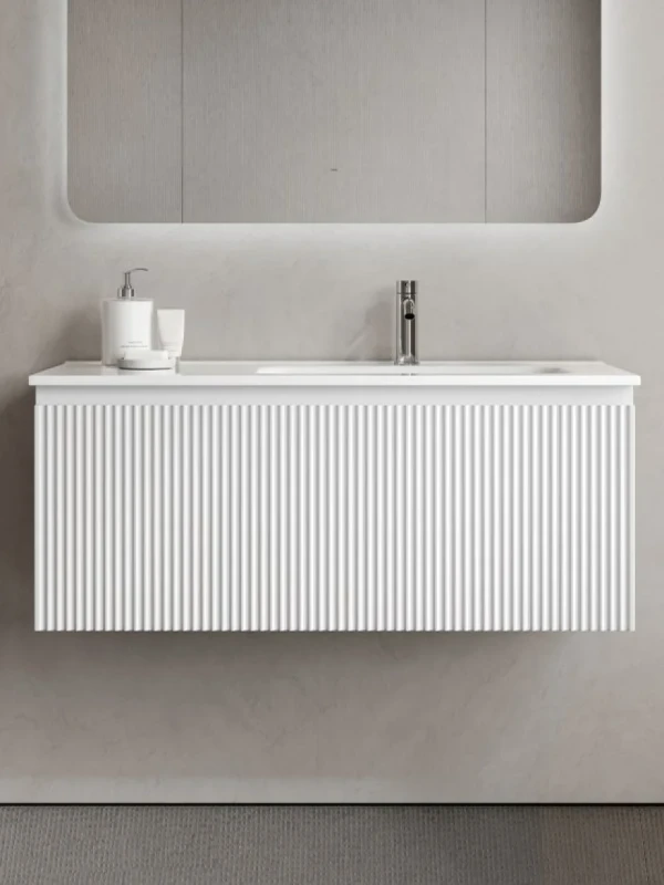 Тумба с раковиной Sancos Snob R 1.0 100 R bianco