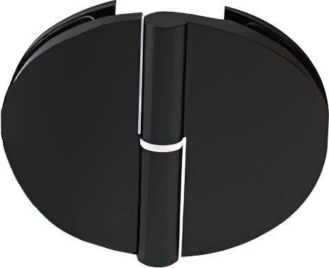 Душевая дверь в нишу Vegas Glass GPS Novo 100 02М 01 R профиль черный матовый, стекло прозрачное