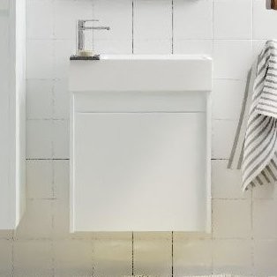 Тумба под раковину Art&Max Family R, 50, подвесная, Bianco Lucido