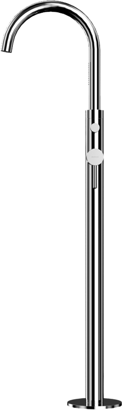 Напольный смеситель для ванны с душем WHITECROSS Y Y1233CR С ВНУТРЕННЕЙ ЧАСТЬЮ, хром