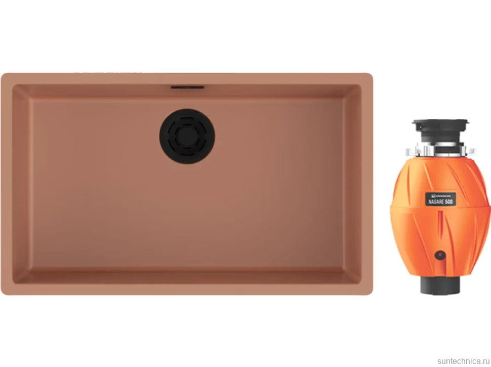 Комплект Мойка Omoikiri Yamakawa 75-Integra-CN canyon + Измельчитель Nagare 500
