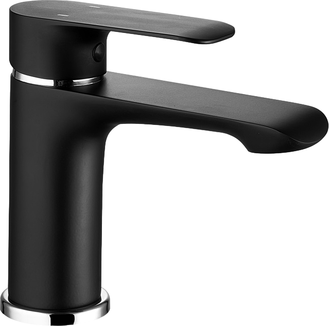 Смеситель для раковины Fashun A1082-7 черный, хром