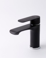 Смеситель для раковины Fashun A1082-7 черный, хром