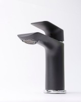 Смеситель для раковины Fashun A1082-7 черный, хром