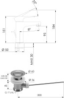 Смеситель для раковины Remer Winner W10