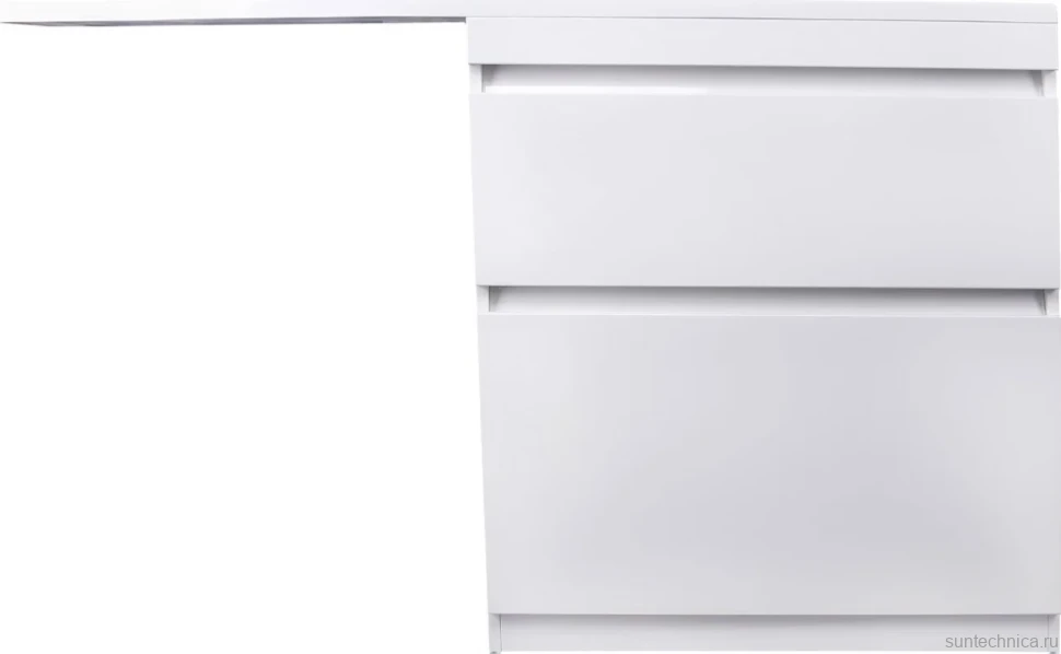 Тумба с раковиной Style Line Даллас 150 Люкс Plus напольная, белая R