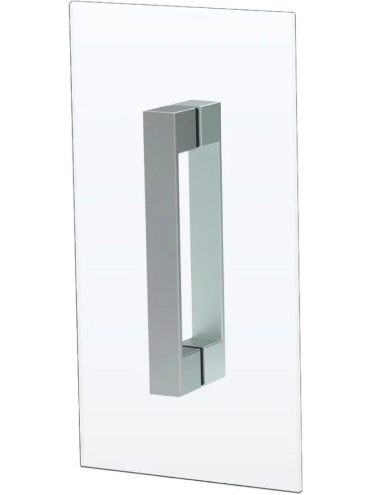 Душевая дверь в нишу Vegas Glass EP Novo h2000 65 07 01 профиль матовый хром, стекло прозрачное