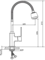 Смеситель для кухни Haiba HB615 HB73615