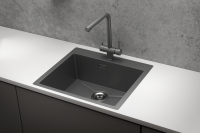 Мойка кухонная Granula 5951, графит матовый