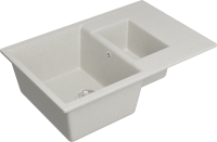 Мойка кухонная Domaci Болонья М-210-001 белая