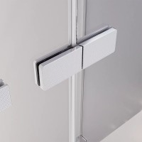 Душевой уголок Veconi Premium Alassio SP CH 120х90, профиль матовый хром, стекло прозрачное