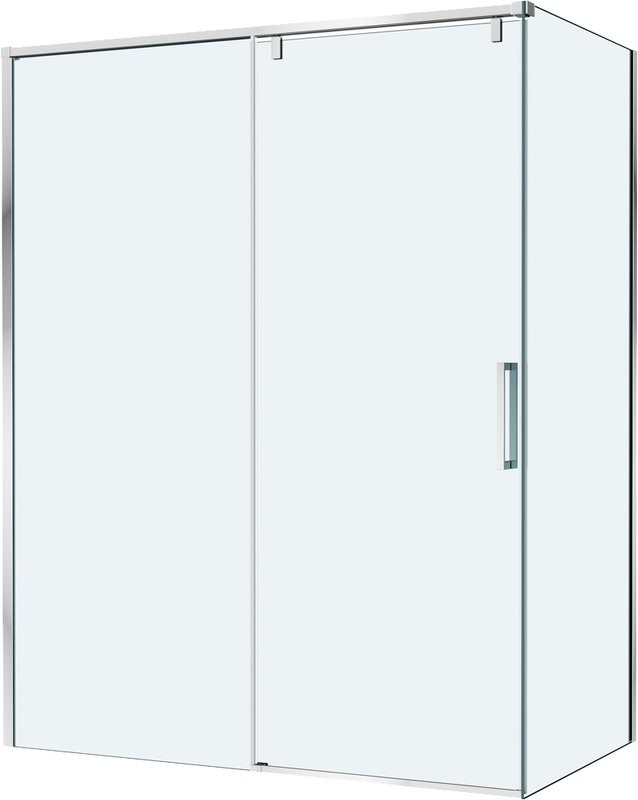 Душевой уголок BelBagno Soft Close-1 AH-1-160/90-C-Cr профиль хром