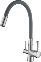 Смеситель для кухни Savol S-L1806-04 с гибким изливом