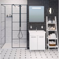 Зеркало-шкаф Emmy Донна R 70 с подсветкой