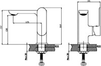 Смеситель для раковины Haiba HB12590-7 черный