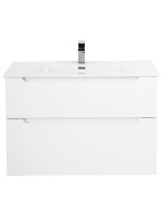 Тумба с раковиной BelBagno Etna 100 2 ящика, bianco lucido