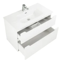 Тумба с раковиной BelBagno Etna 100 2 ящика, bianco lucido