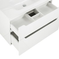 Тумба с раковиной BelBagno Etna 100 2 ящика, bianco lucido