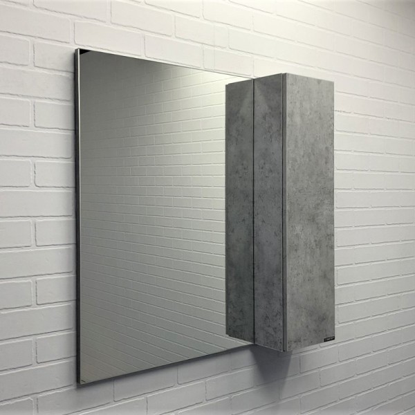 Зеркало Comforty Осло 80 бетон светлый