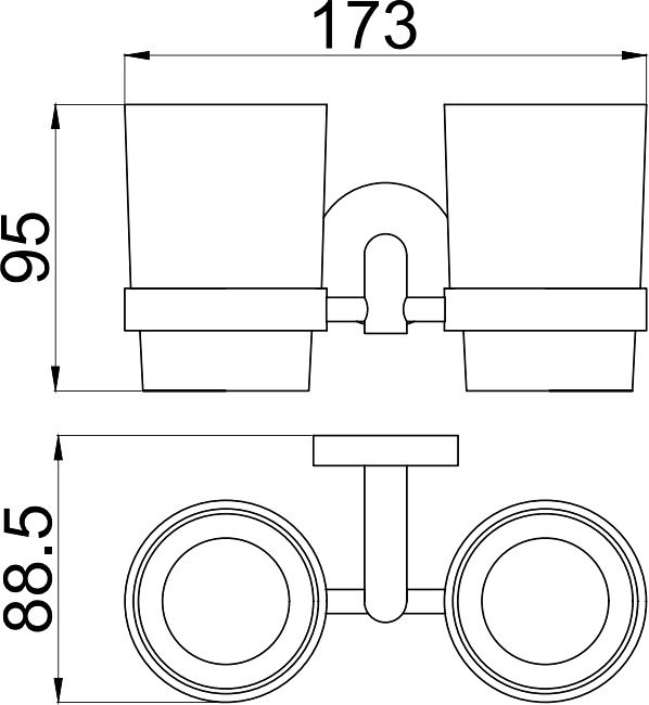 Набор Стакан Allen Brau Priority 6.31003-31 + Мыльница 6.31005-31
