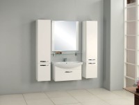 Тумба с раковиной AQUATON Ария 80 белая