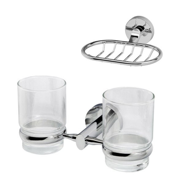 Набор Стакан Wasserkraft Rhein K-6228D + Мыльница K-6269