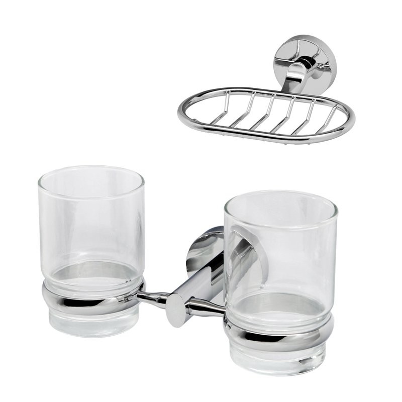 Набор Стакан Wasserkraft Rhein K-6228D + Мыльница K-6269