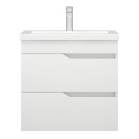 Тумба с раковиной Corozo Теона Z2 60 подвесная, белая