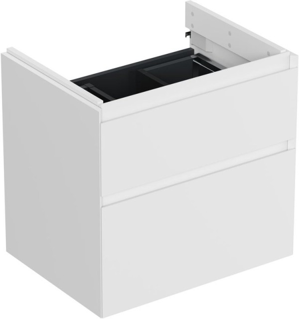 Тумба под раковину без столешницы Allen Brau Infinity 60 2 ящика, без подсветки, матовый белый