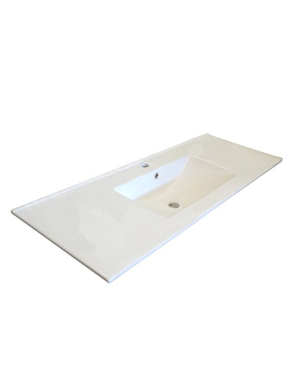 Тумба с раковиной Comforty Турин 120М подвесная, бежевый дуб