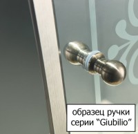 Душевой уголок Cezares Giubileo -A-2-100 стекло с узором, золото