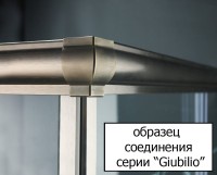 Душевой уголок Cezares Giubileo -A-2-100 стекло с узором, золото