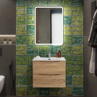 Мебель для ванной комнаты BelBagno Marino-cer-n 60 подвесна, rovere bianco