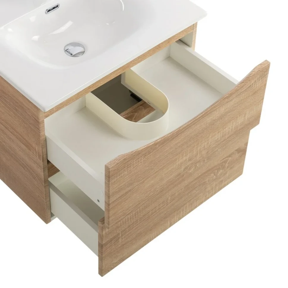 Мебель для ванной комнаты BelBagno Marino-cer-n 60 подвесна, rovere bianco