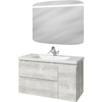 Мебель для ванной комнаты Caprigo Forte 100 R подвесная, белый клен