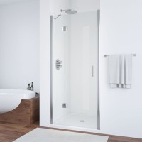 Душевая дверь в нишу Vegas Glass AFP TUR NOVO h1890 120 08 01 L профиль глянцевый хром, стекло прозрачное