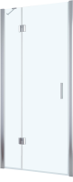 Душевая дверь в нишу Vegas Glass AFP TUR NOVO h1890 120 08 01 L профиль глянцевый хром, стекло прозрачное