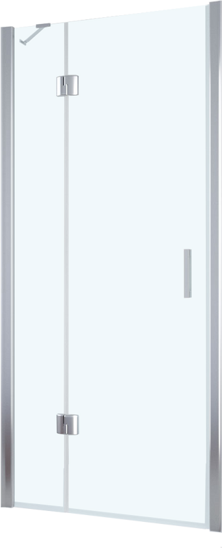Душевая дверь в нишу Vegas Glass AFP TUR NOVO h1890 120 08 01 L профиль глянцевый хром, стекло прозрачное